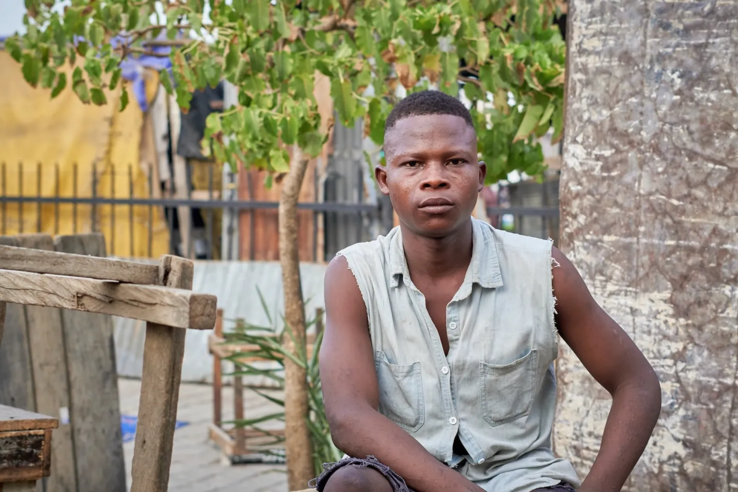 young man in Nigeria