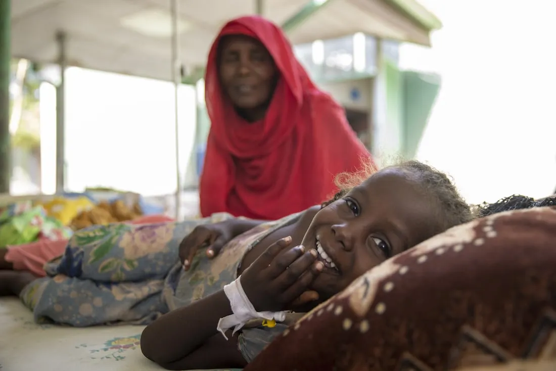 young girl laying down