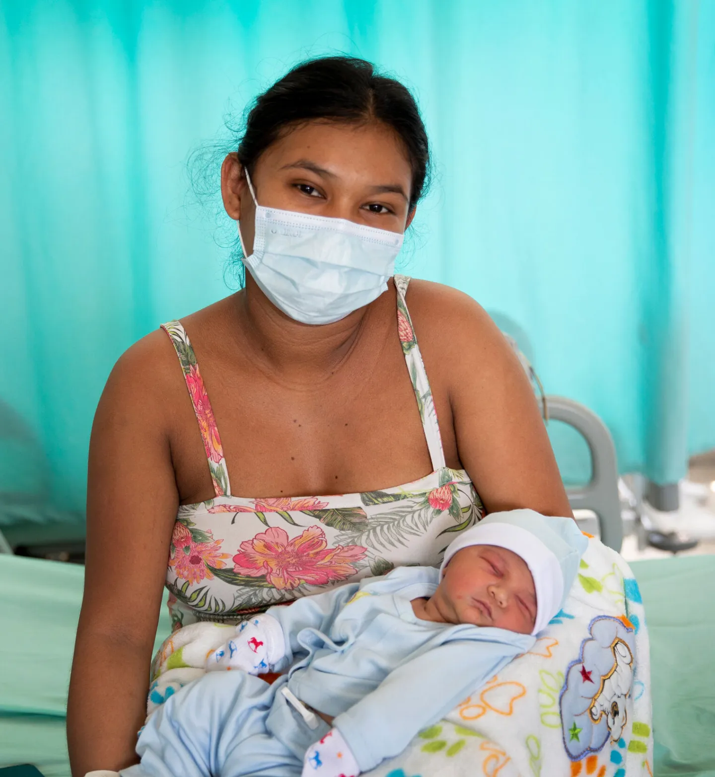 mother and newborn child