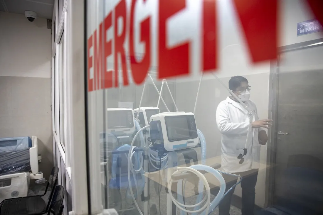 Health worker in India