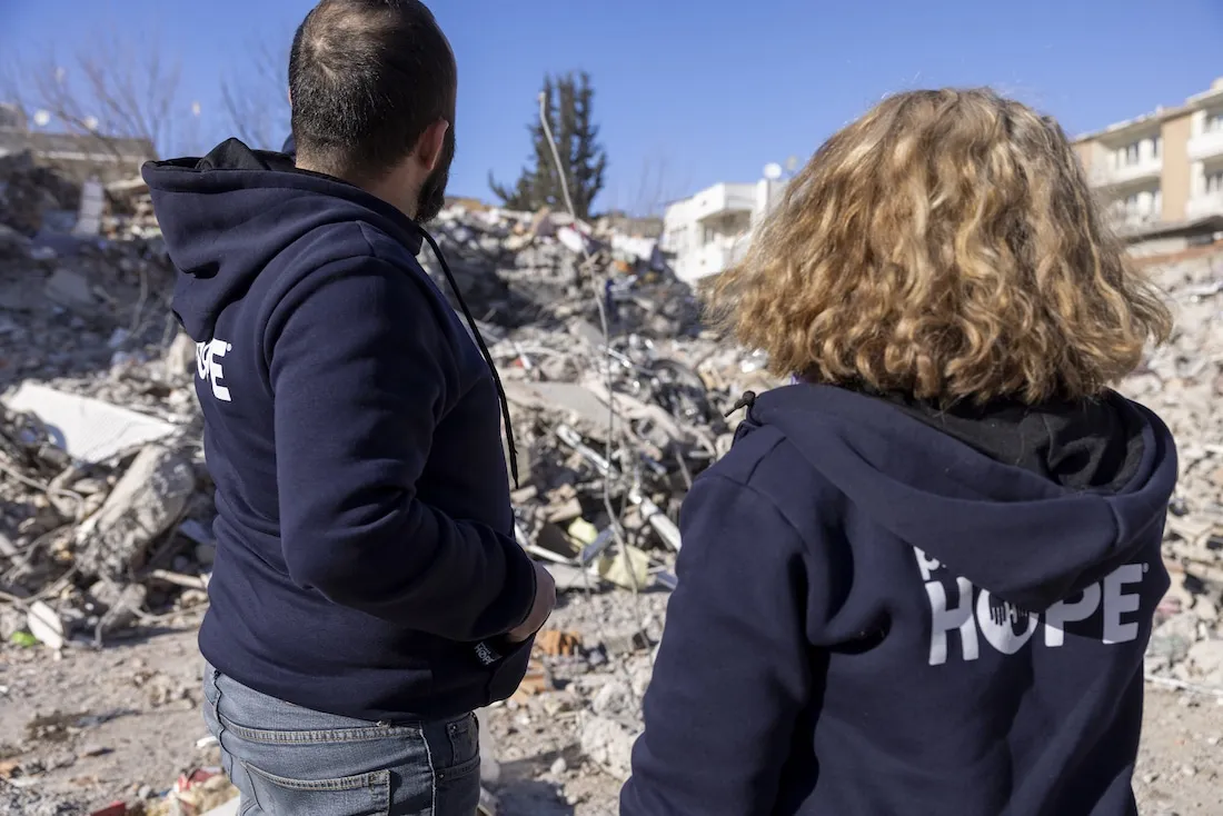 Project HOPE surveying earthquake damage