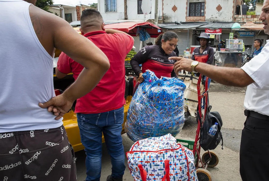 a family gathering supplies