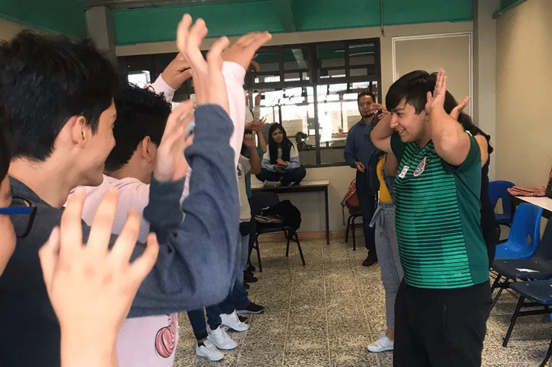 group of people dancing