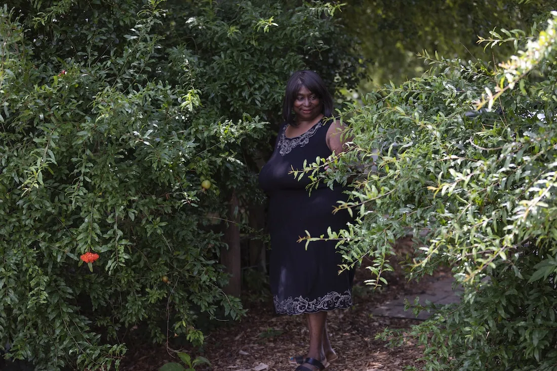 Paula at the Good Sam garden in Atlanta