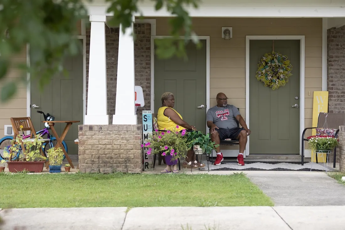 Felicia and her husband John in Pell City, Ala.