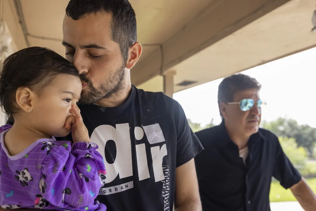 Ramon, his son, Jonathan, and his granddaughter, Isabel